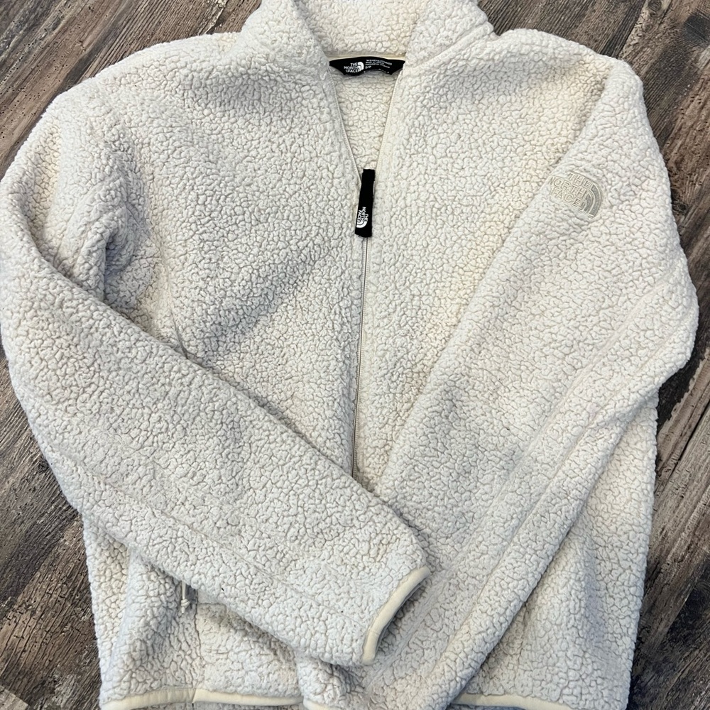 The North Face Women's Cream Teddy Jacket